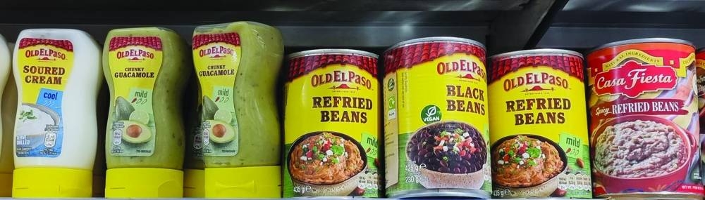 Mexican food products on display at supermarkets in Doha. PICTURES: Joey Aguilar.