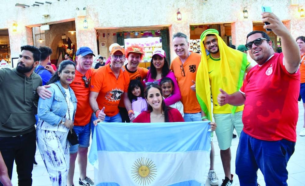 Football fans from across the world and Qatar residents throng Souq Waqif round-the-clock. PICTURES: Thajudheen