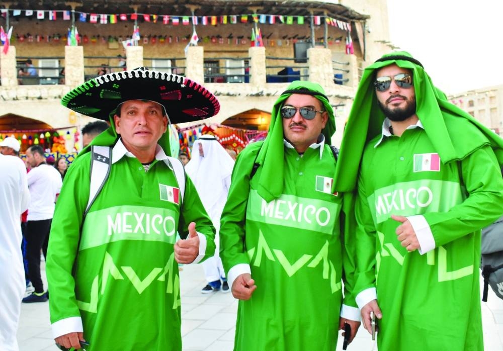 Football fans from across the world and Qatar residents throng Souq Waqif round-the-clock. PICTURES: Thajudheen