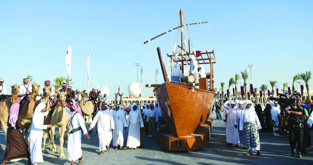The Darb Al Saai activities at Umm Salal Mohamed is an outstanding showcase of Qatari culture, history and heritage. PICTURES: Shemeer Rasheed.