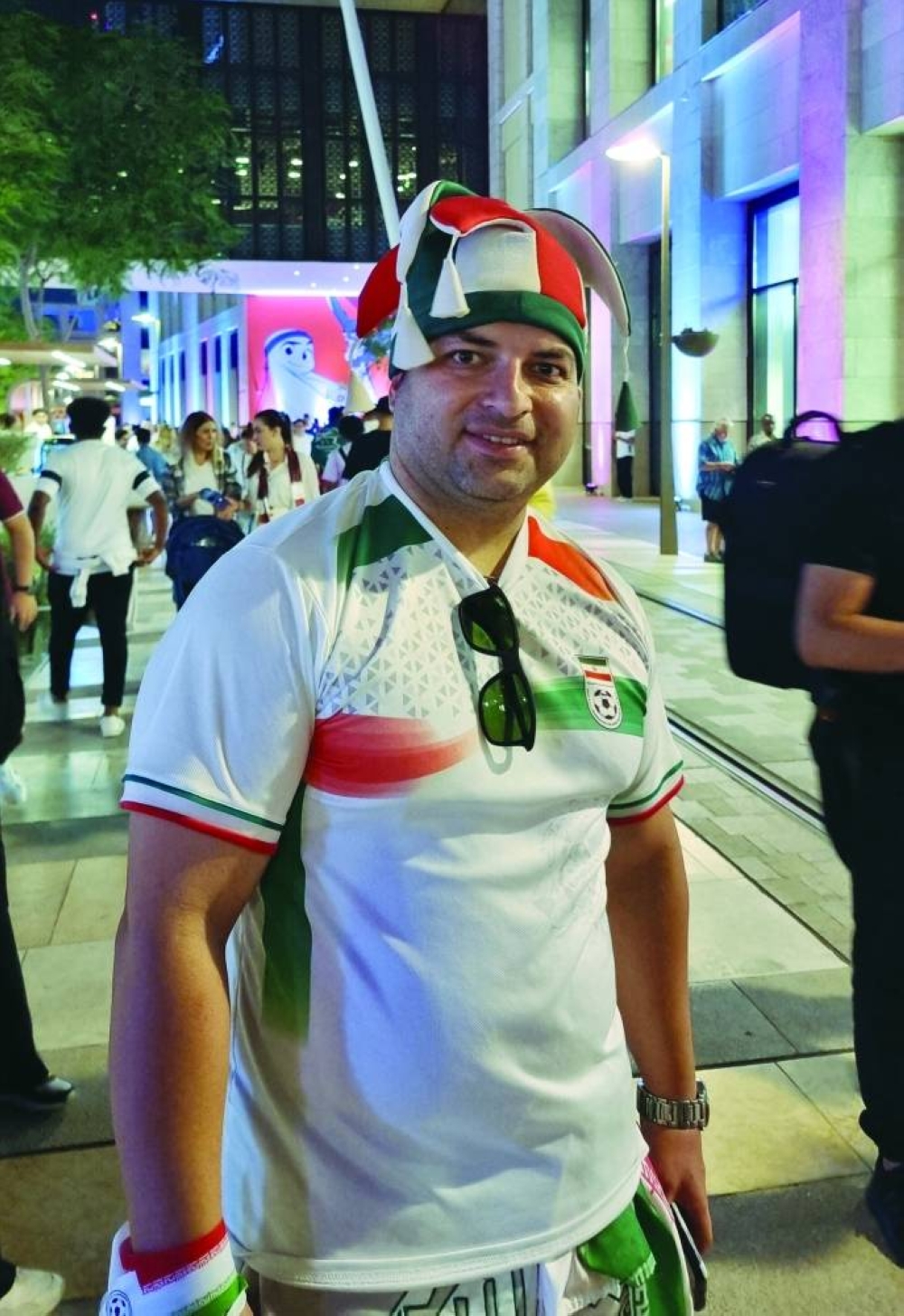 Mehdi from Iran looking for Persian food at the MDD. PICTURES: Joey Aguilar