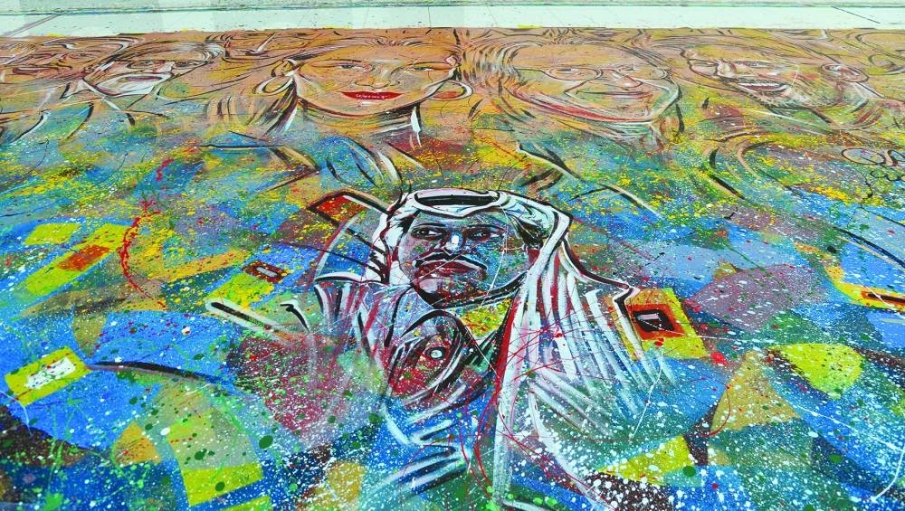 From the unveiling of Ball Story at City Center Doha yesterday. PICTURES: Shaji Kayamkulam