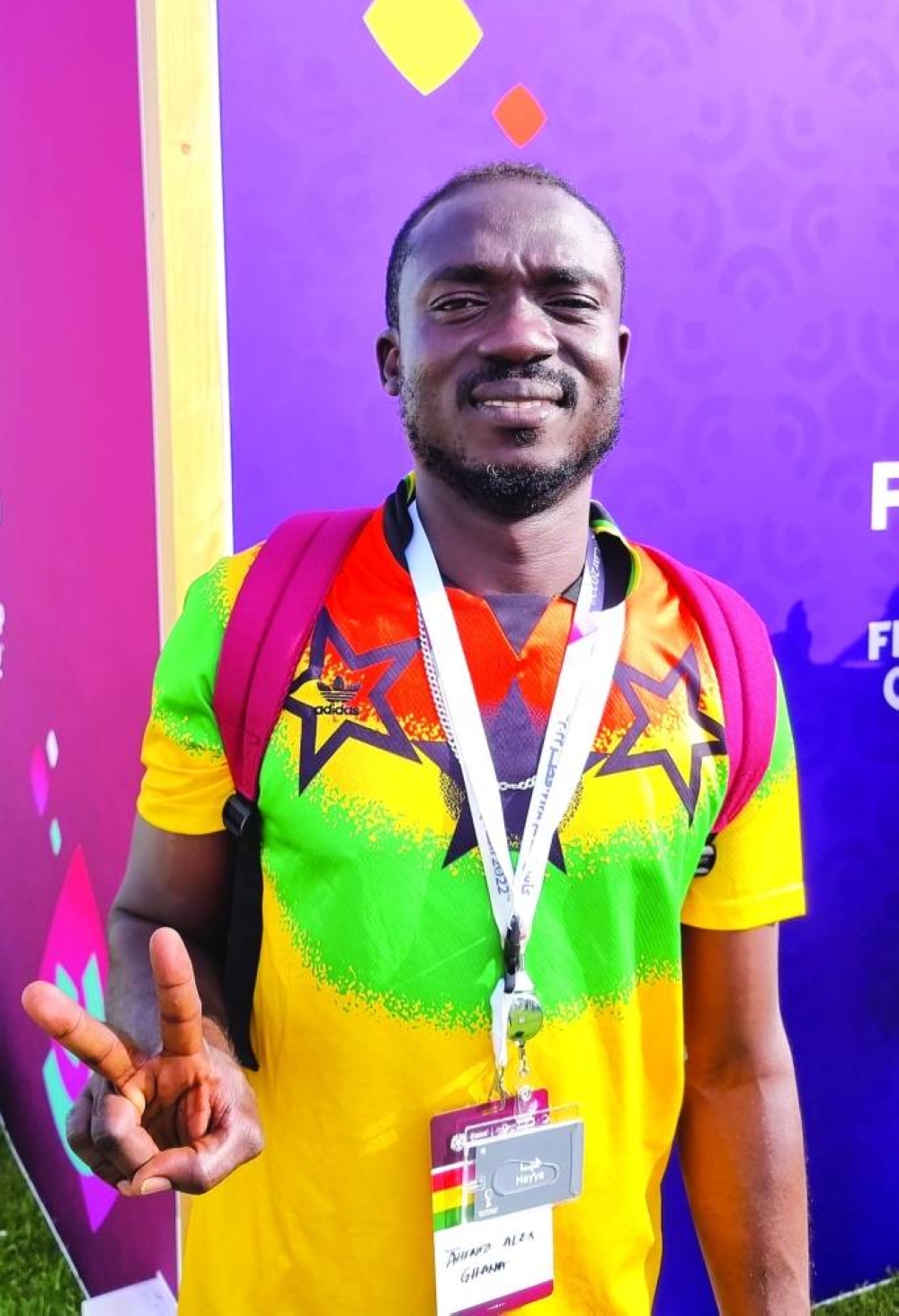 Alex says he is excited to play at the FIFA Fans Cup 2022 in Qatar. PICTURE: Joey Aguilar