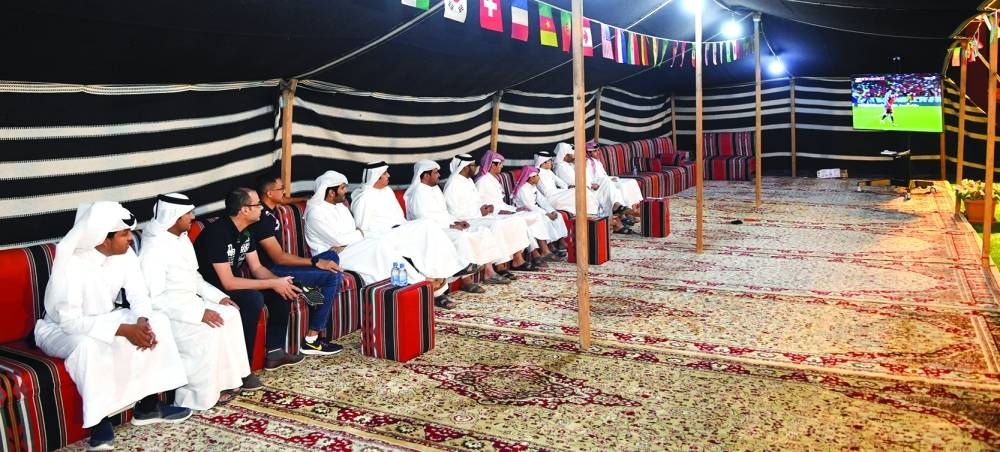 Al Sheehaniya people's tent is a window to the Qatari heritage and traditions. PICTURES: Shemeer Rasheed.
