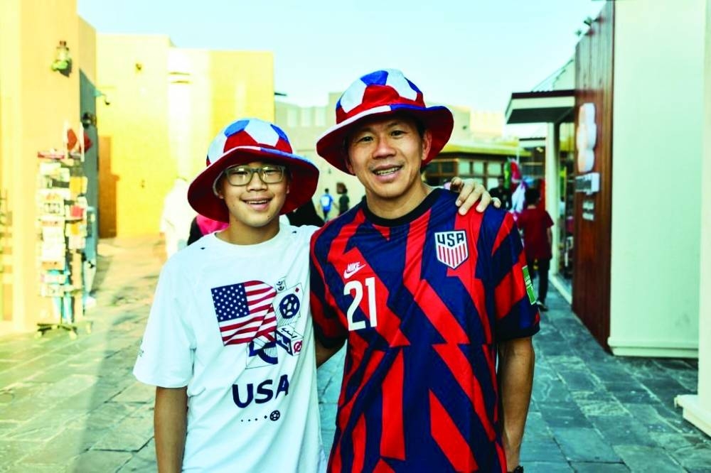 Visitors from various countries around the world