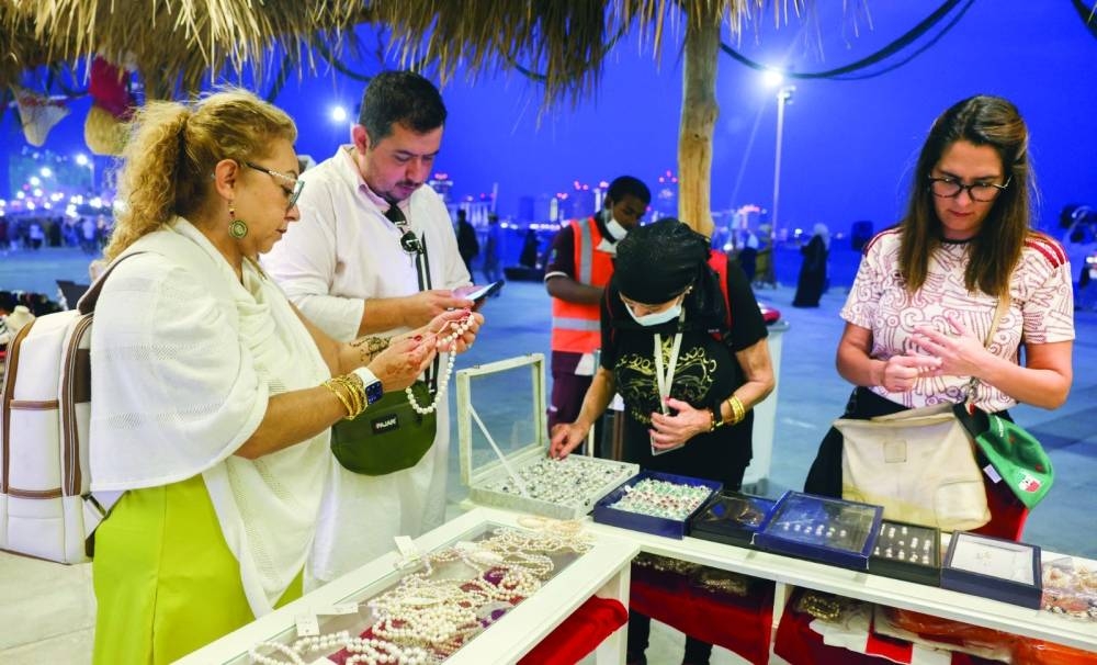 Visitors from various countries around the world