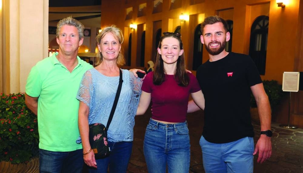 Visitors from various countries around the world