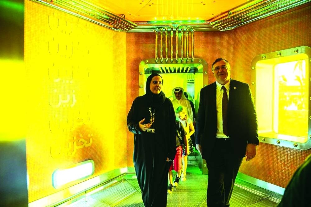 From the inauguration of the TotalEnergies Playground. Supplied picture