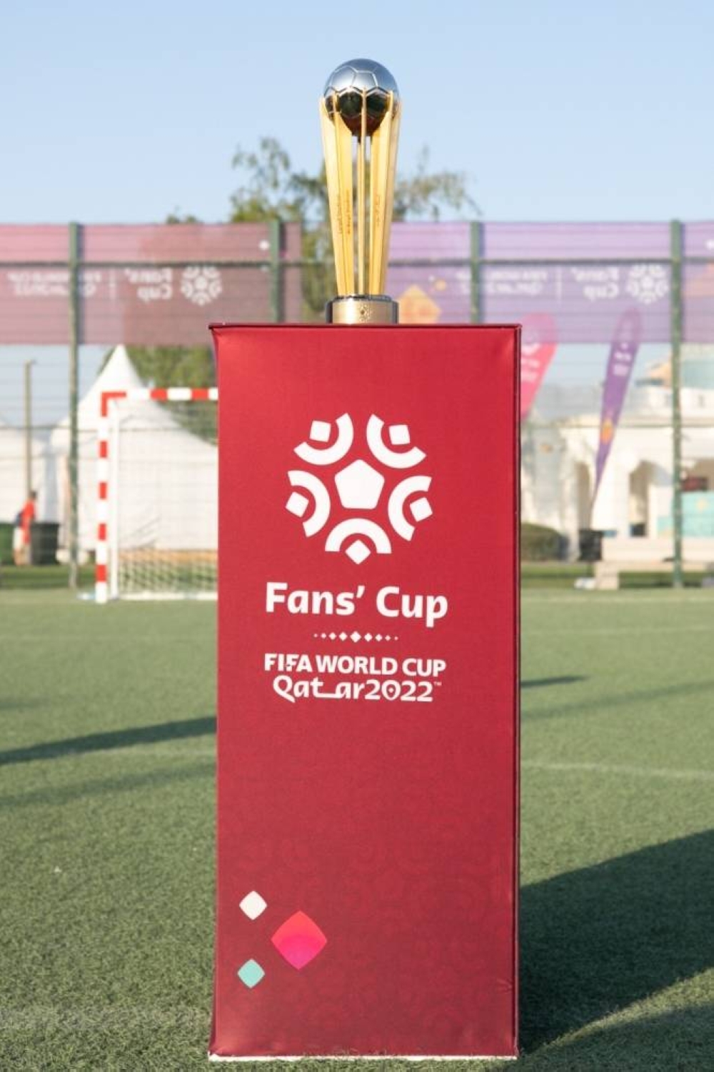 The Fans' Cup winners' trophy.