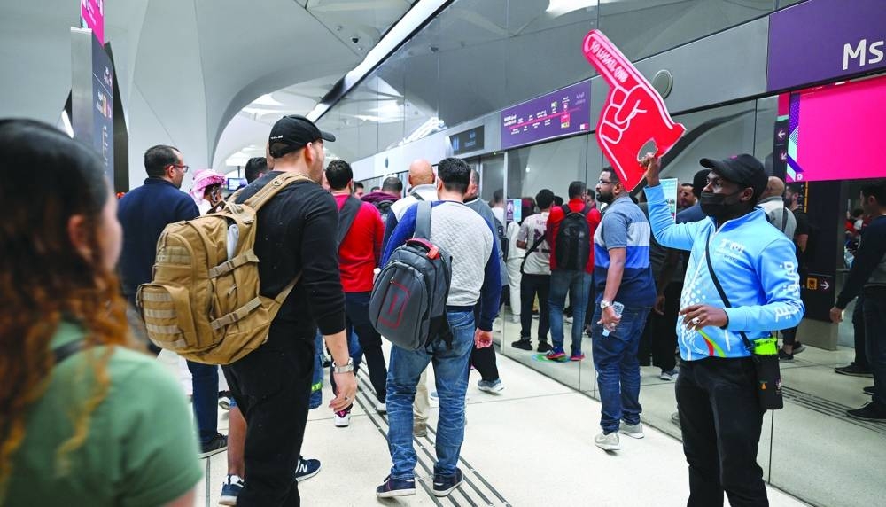 Doha Metro staff are being praised for their outstanding service. PICTURES Shaji Kayamkulam