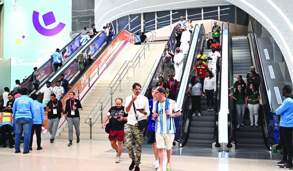 Doha Metro staff are being praised for their outstanding service. PICTURES Shaji Kayamkulam