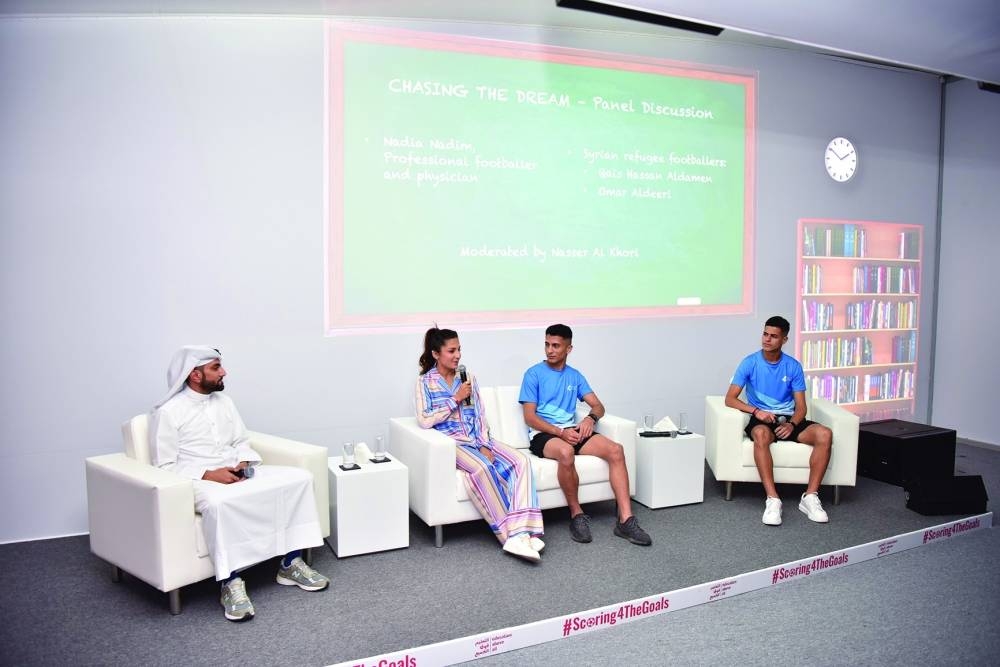 The opening ceremony featured a panel discussion titled 'Chasing the Dream.'