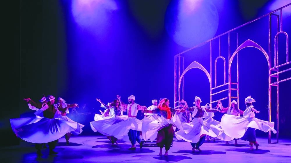‘Rumi: The Musical’ at its world premiere at the London Coliseum. PICTURE: Jane Hobson