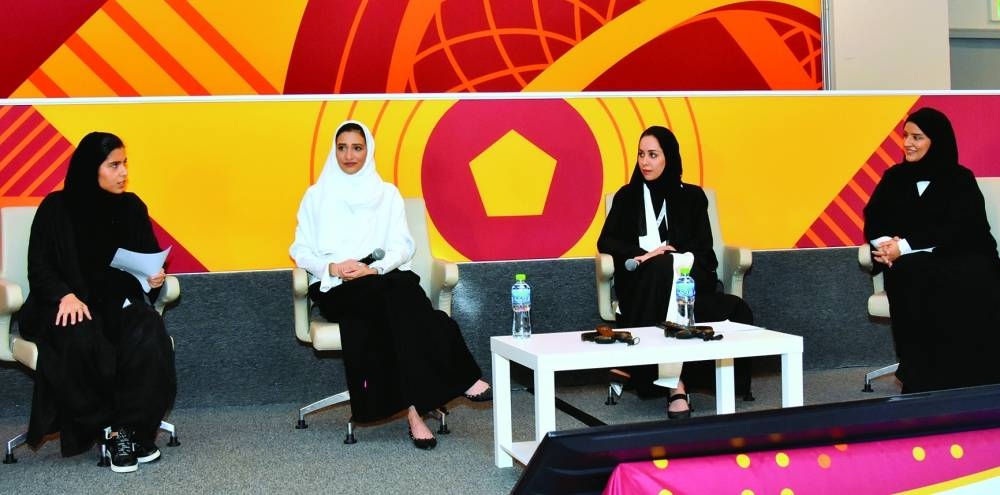 The panellists during the discussion Tuesday. PICTURE: Thajudheen.