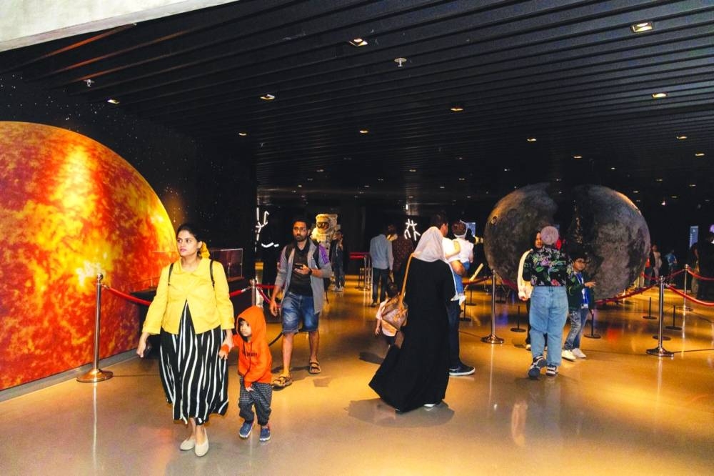 Inside Al Thuraya Planetarium
