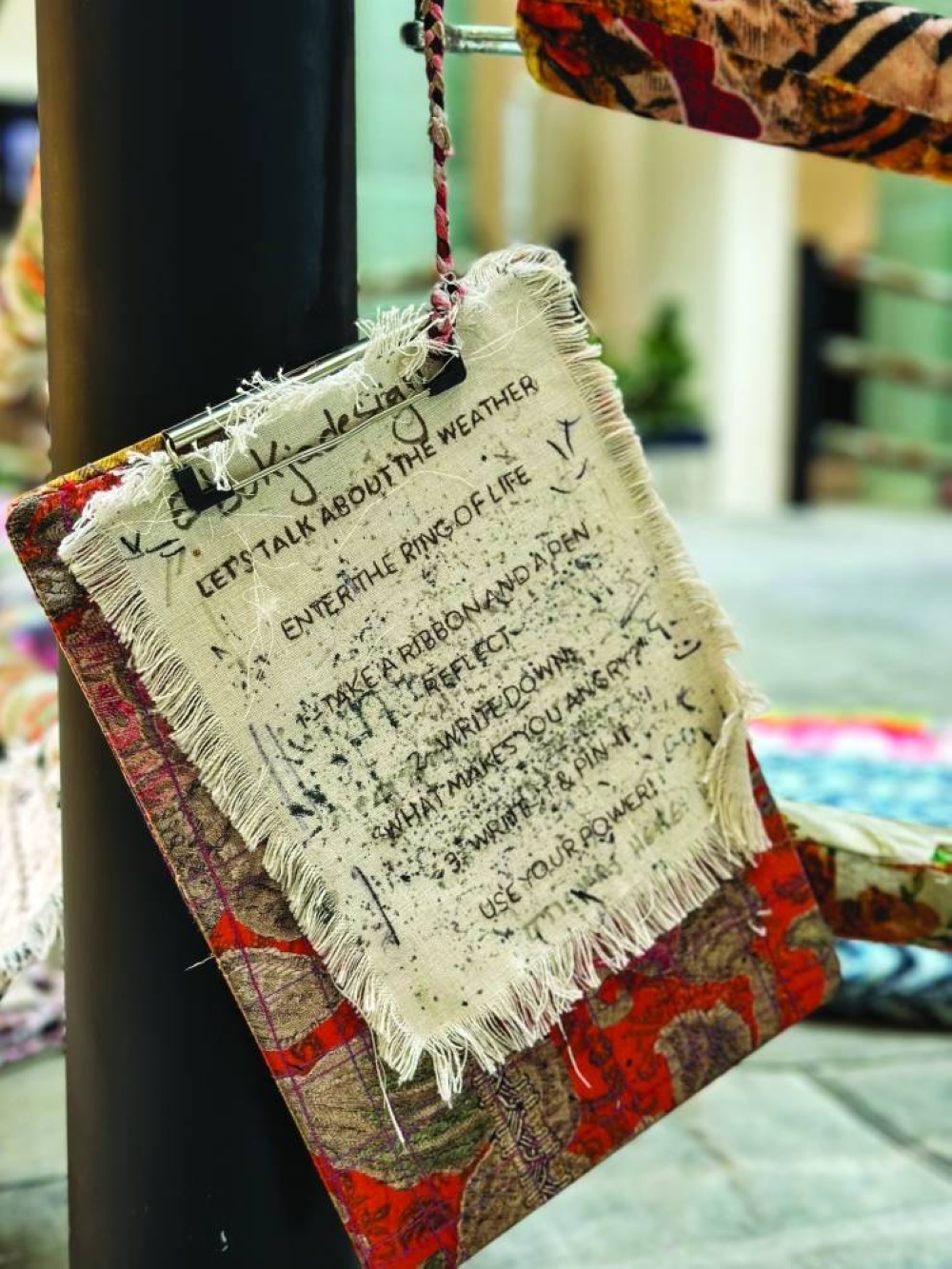 A sustainable art initiative at Doha Design District combines art, sustainability and social dialogue.