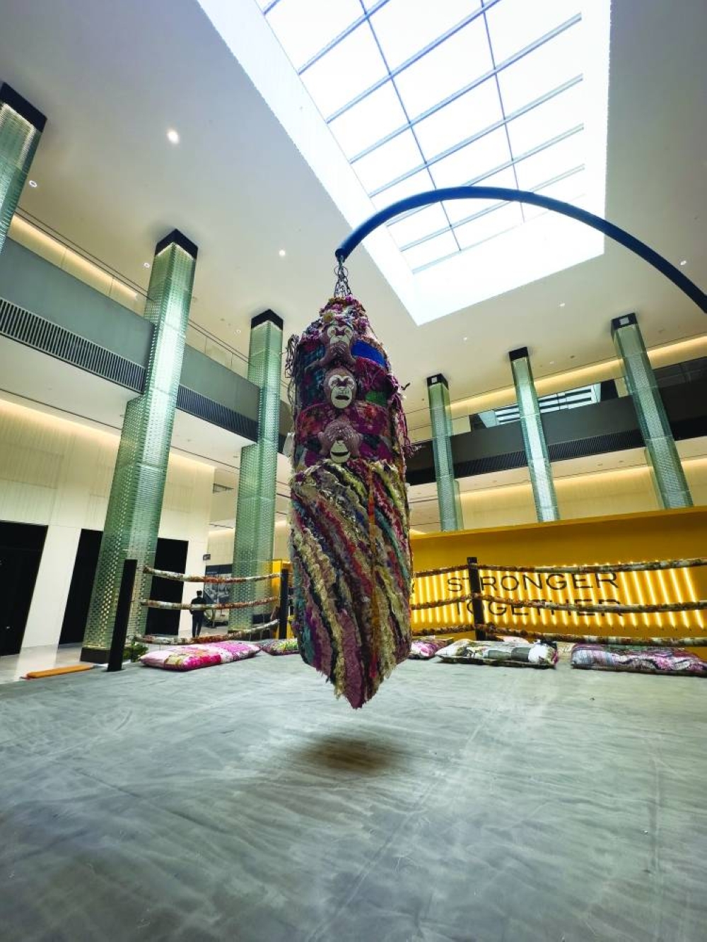 The art installation is sustainable per the guidelines of Bokja