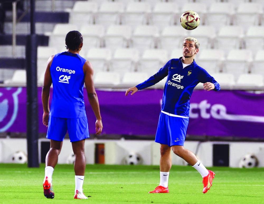 France’s Antoine Griezmann has been outstanding in a deeper, creative role at the Qatar World Cup. (Reuters)