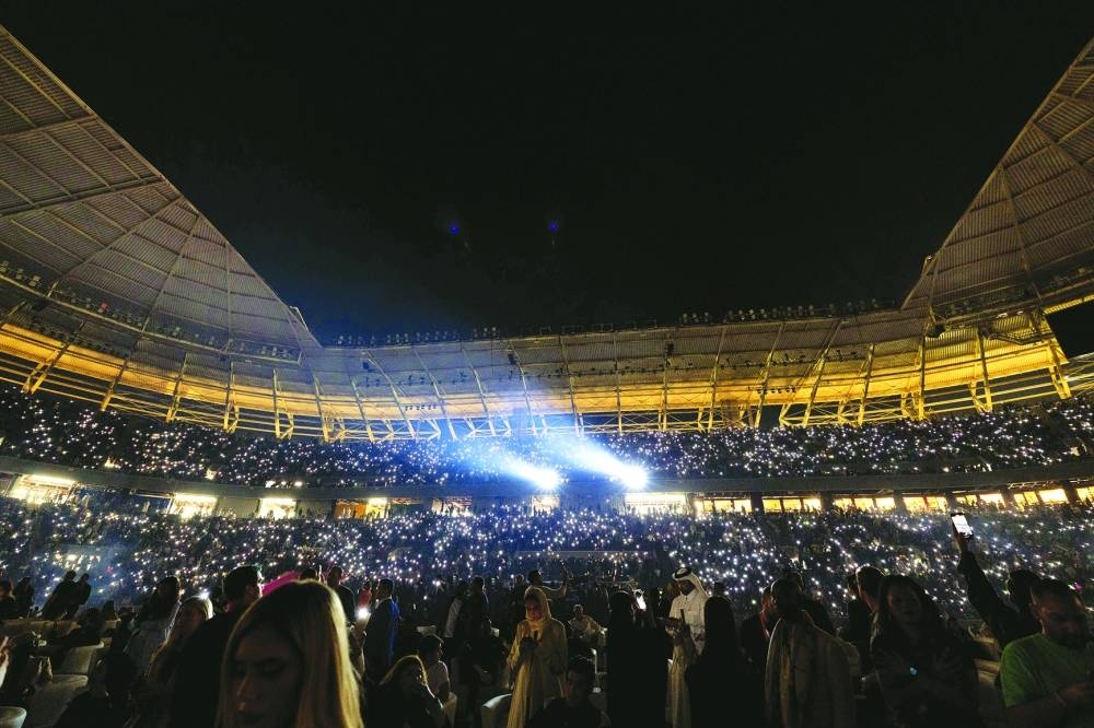 More than 20,000 attended the Qatar Fashion United By CR Runway on Friday.