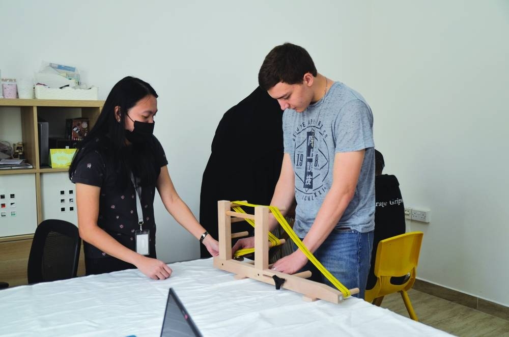 One of the training sessions at the ExxonMobil supported initiative