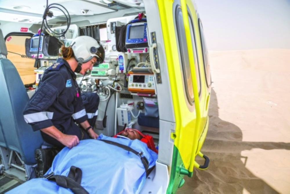 The Sealine Medical Clinic is supported by HMC’s Ambulance Service.