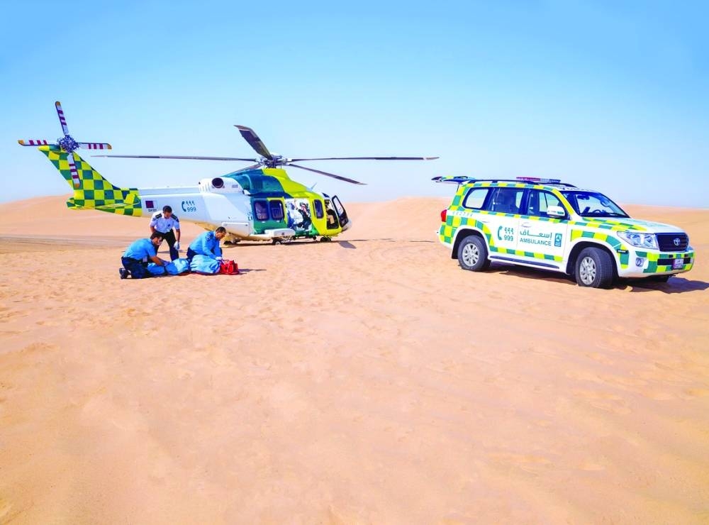 The Sealine Medical Clinic is supported by HMC’s Ambulance Service.