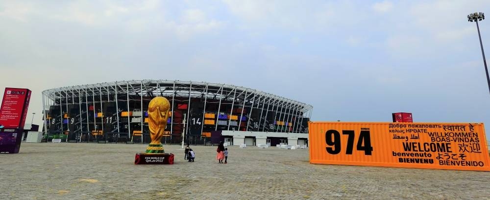 Stadium 974 is one of the most photographed spots in Qatar now.