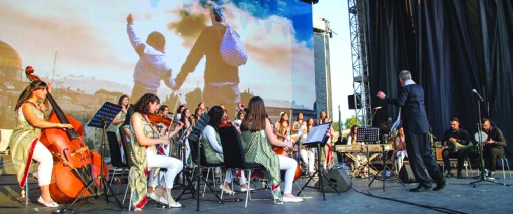 Banat Al-Quds performing at D'reesha Arts Festival