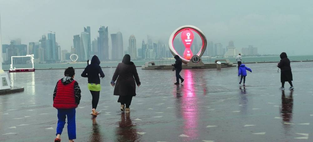 ​​​​​​​Rainy scenes from various parts of Doha Friday. PICTURES: Shaji Kayamkulam