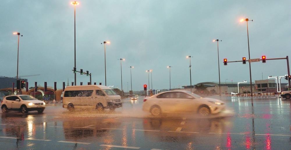 ​​​​​​​Rainy scenes from various parts of Doha Friday. PICTURES: Shaji Kayamkulam
