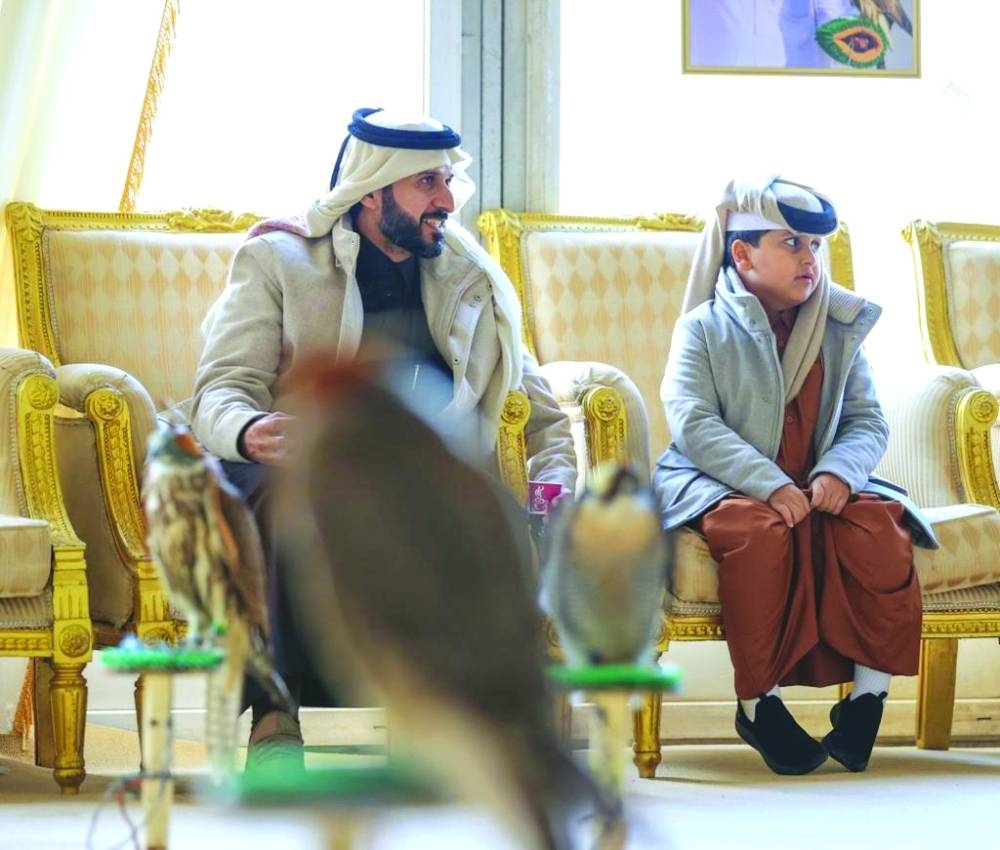 Falconry is a heritage passed down from generation to generation