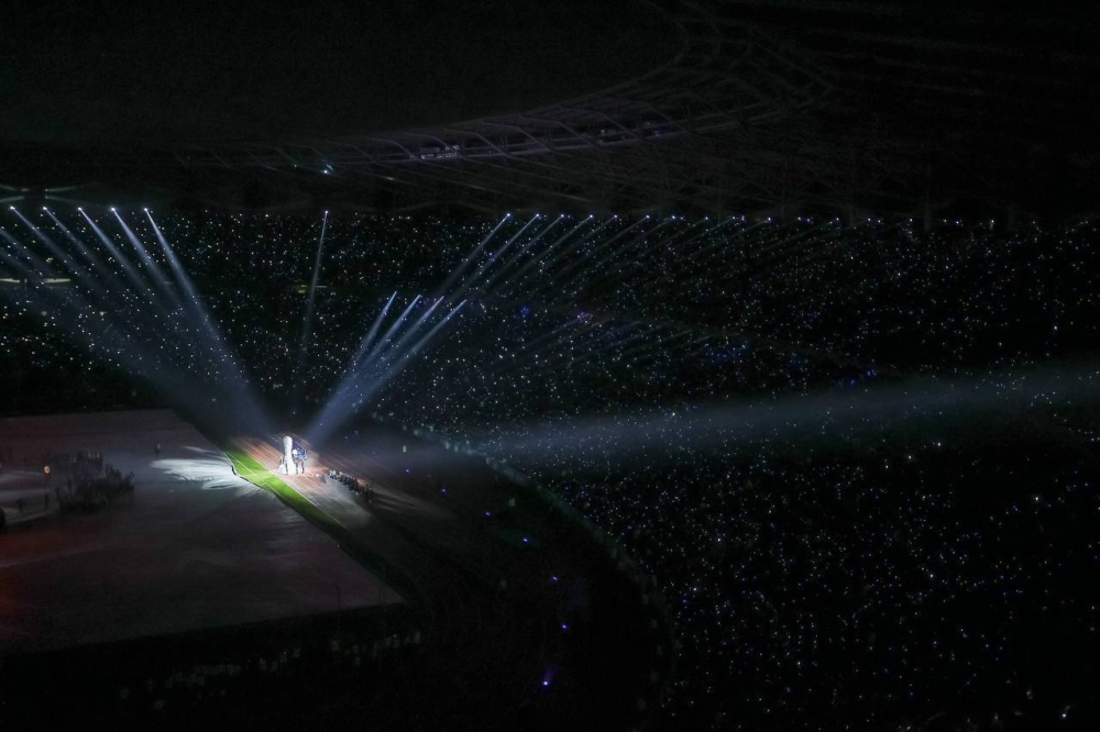 Moments from the opening ceremony of the Arabian Gulf Cup Championship at Basra International Stadium, Iraq