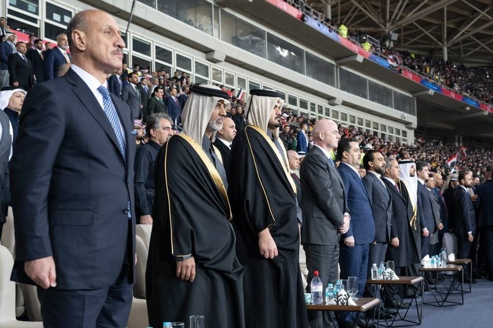 Qatar Olympic Committee president HE Sheikh Joaan bin Hamad al-Thani attends the opening ceremony of the 25th Arabian Gulf Cup which kicked off Friday in Basra, Iraq. FIFA president Gianni Infantino and Qatar Football Association president HE Sheikh Hamad bin Khalifa bin Ahmed al-Thani also attended the ceremony. The opening ceremony showcased the history and heritage of Basra and Iraq, with performances from Hussam al-Rassam, Rahma Riad and other Iraqi artists. In the opening match of the tournament, Iraq and Oman played a goalless draw. 