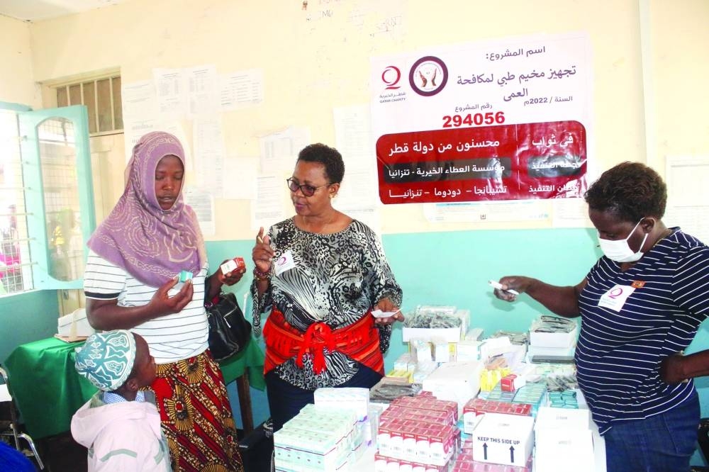 From the ‘Ibsar Camp for Combating Blindness’ in Tanzania.