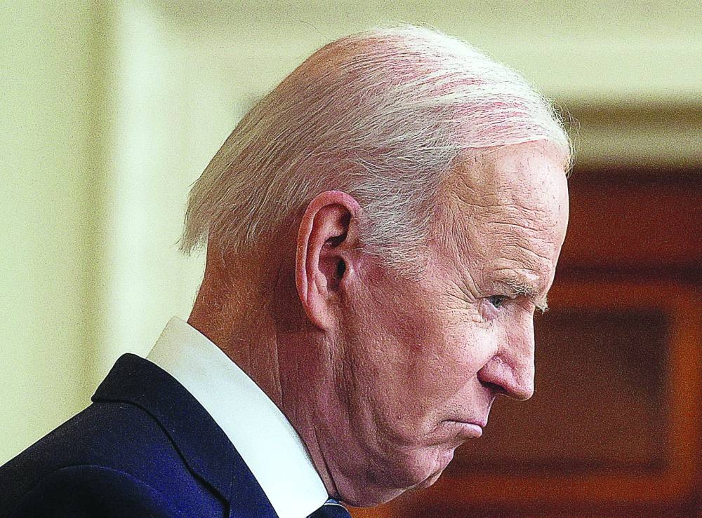 UNDER PRESSURE: US President Joe Biden