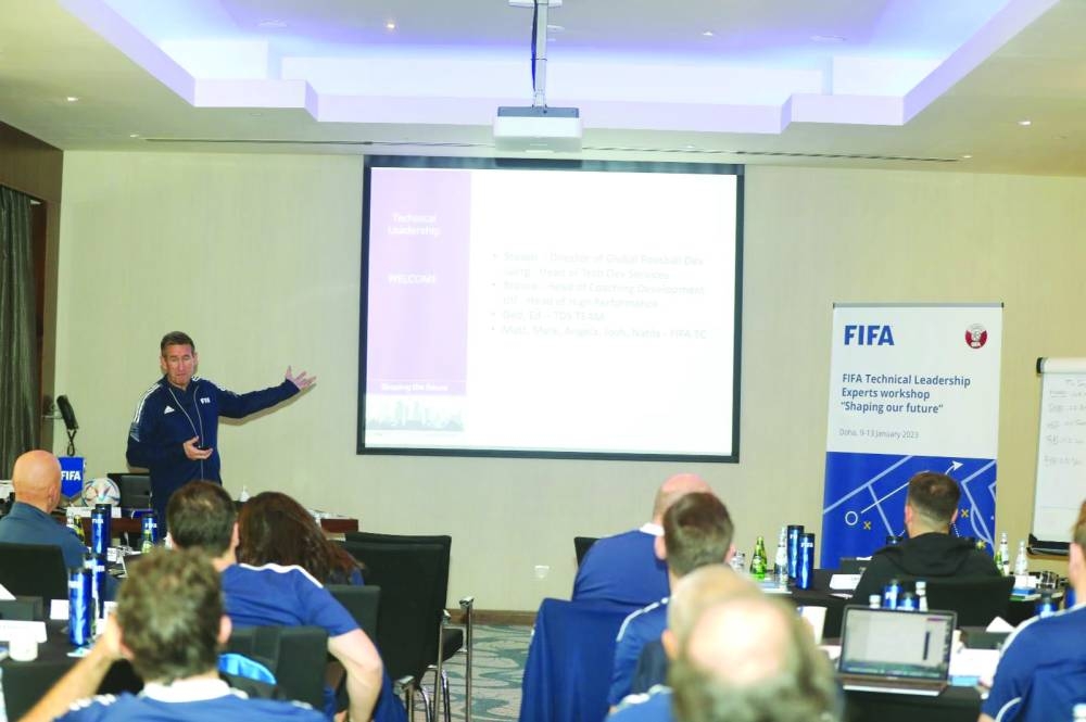The FIFA Technical Experts Workshop that is currently on in Doha. 
