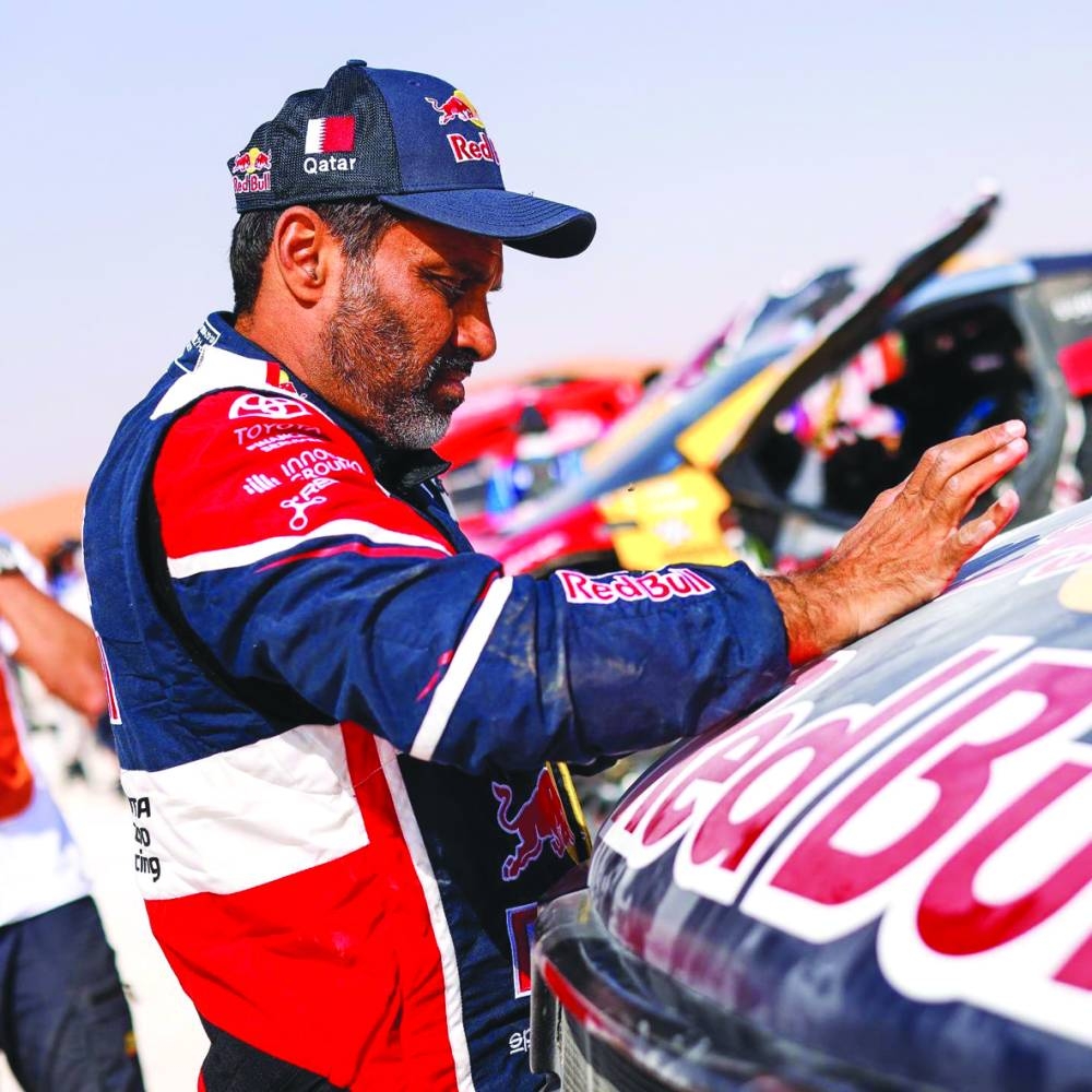 Qatar’s Nasser al-Attiyah finished third on Friday and holds a 1hr 27 min lead in the general standings.