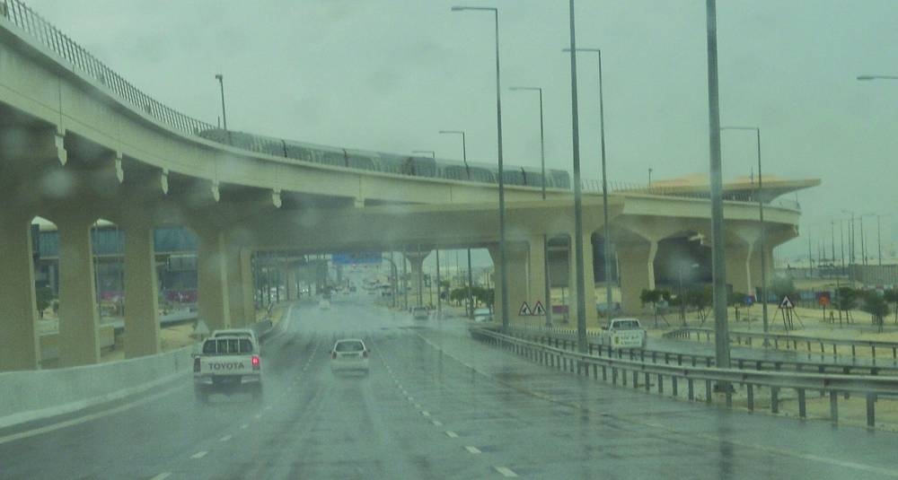 Rain was reported from different places Saturday