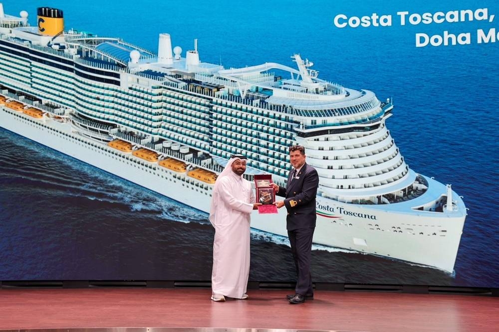 Costa Toscana's maiden call at the Doha Port