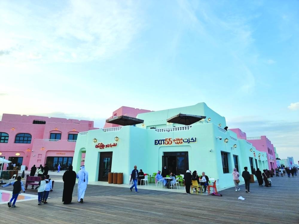 Colourful buildings in the Mina District serve as attractions. PICTURES: Joey Aguilar