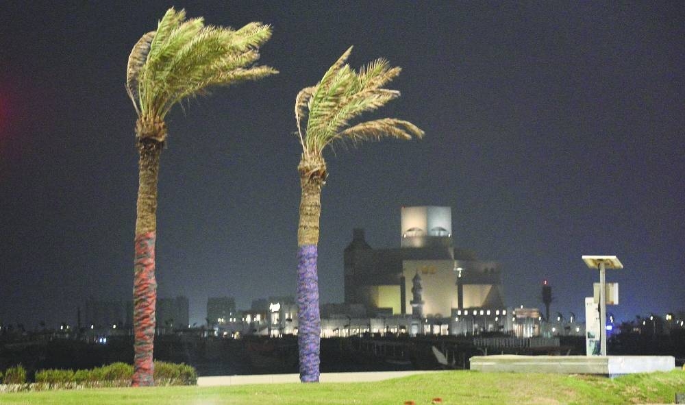 Windy conditions in Doha Tuesday. PICTURES: Shaji Kayamkulam