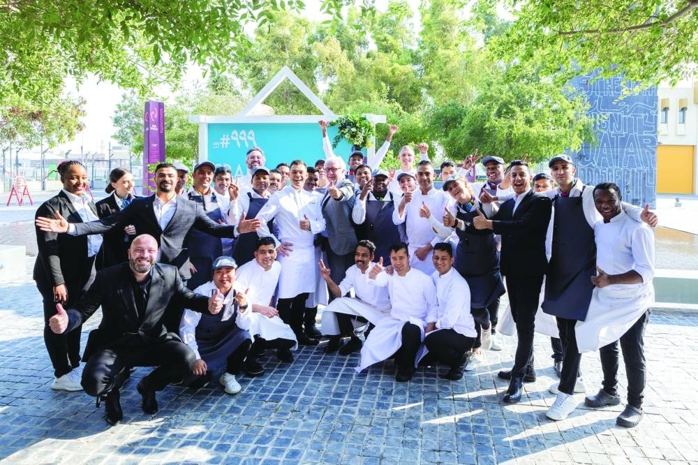 From the grand opening of Cafe #999.