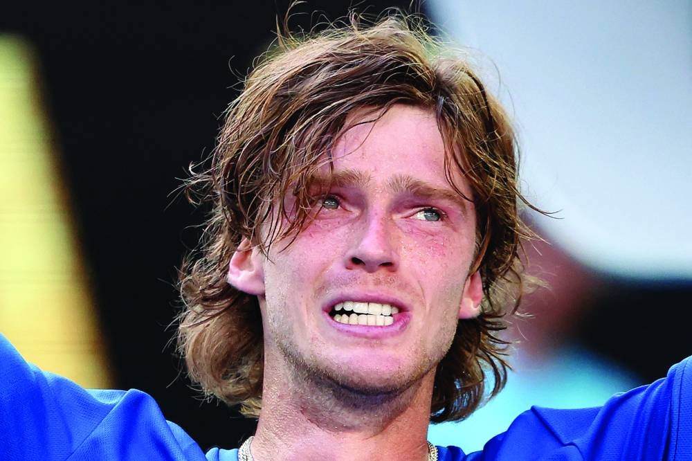 Andrey Rublev. (AFP)
