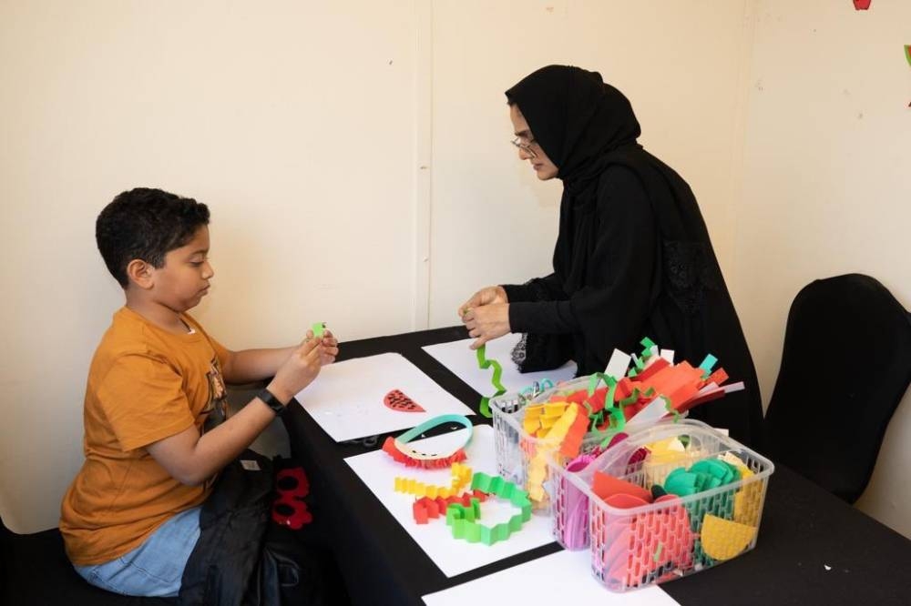 The festival also features artistic activities for children and awareness workshops, in addition to rides for kids