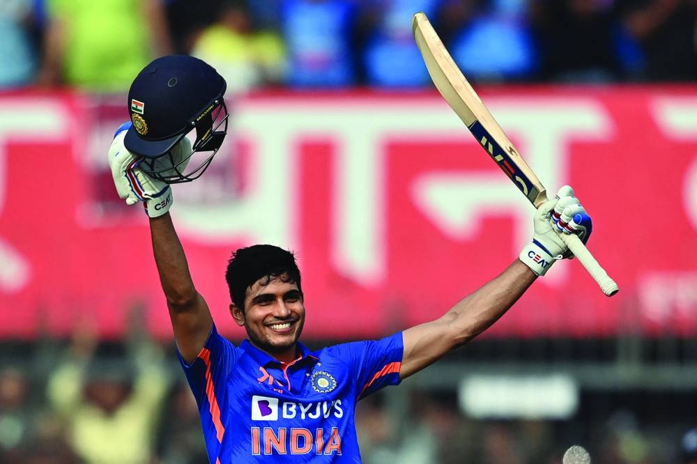 India's Shubman Gill. (AFP)