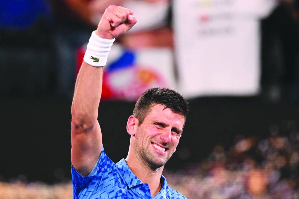 Djokovic defies controversy to enter Australian Open final - Gulf Times
