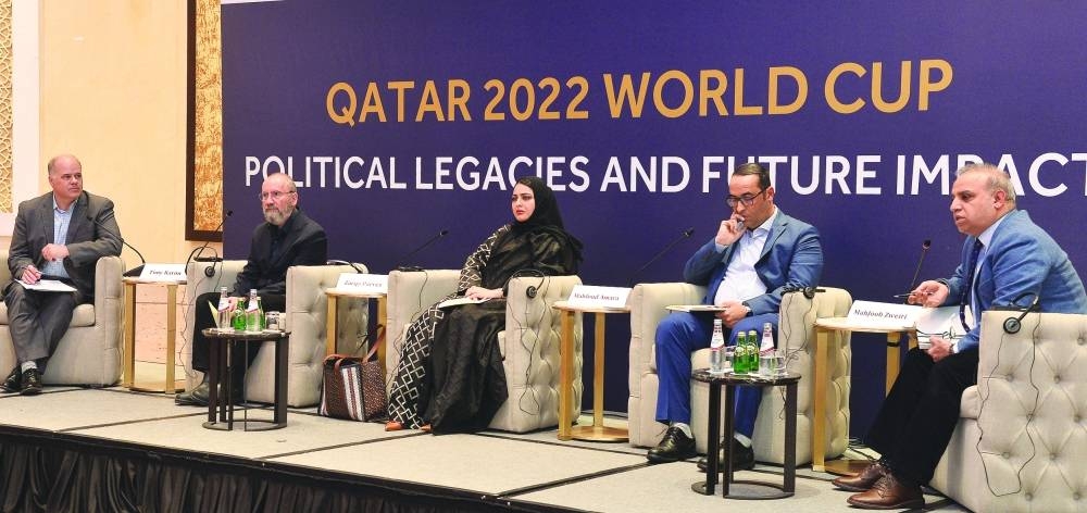 The panel discussion in progress Tuesday. PICTURE: Shaji Kayamkulam.