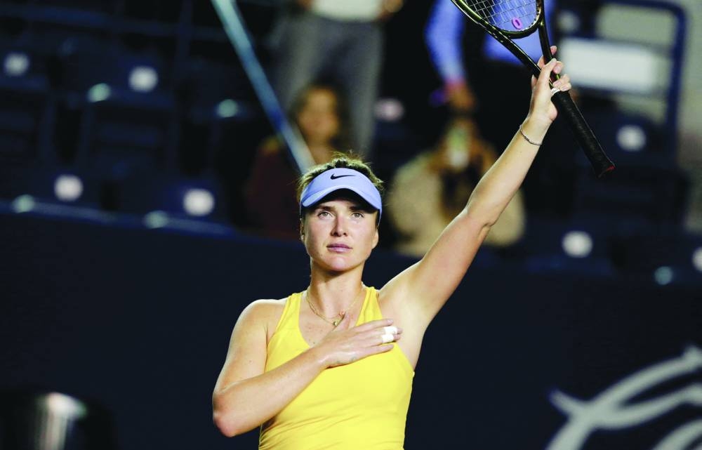 FILE PHOTO: Ukraine's Elina Svitolina. (REUTERS)