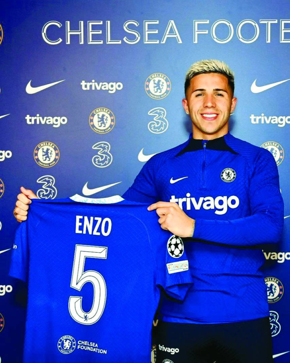 Enzo Fernandez could make his debut against Fulham in the Premier League today after joining for a British-record 121mn euros from Benfica. 
