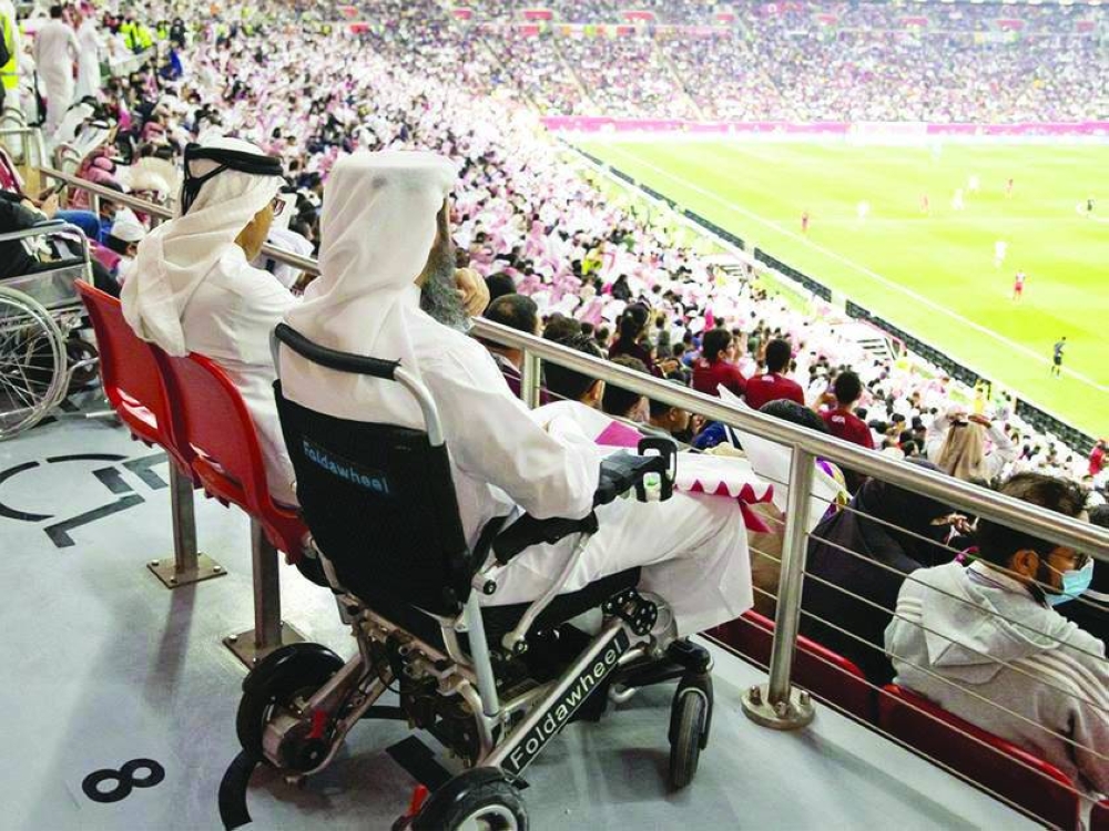 Special provisions were made for people with special needs at FIFA World Cup Qatar 2022.